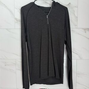 LululemonBlack Long Sleeve quarter Zip